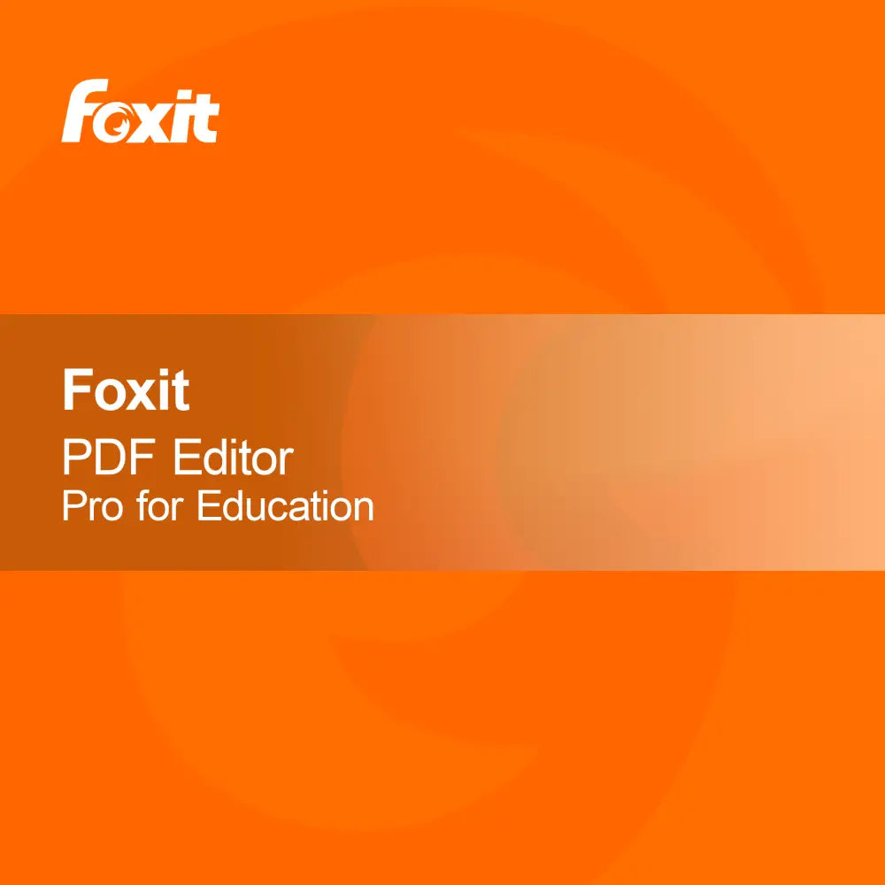 EDU Foxit PDF Editor Pro for utdanning