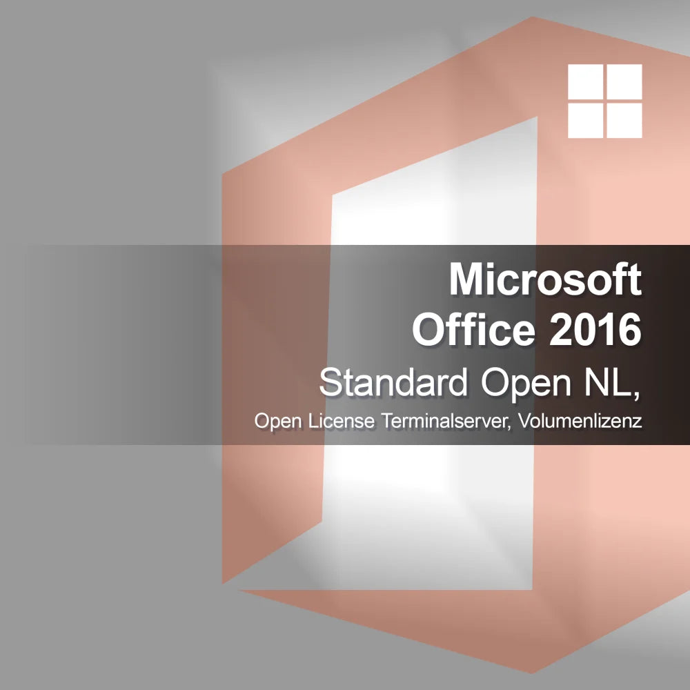 Microsoft Office 2016 Standard Open NL, Open License Terminalserver, Volumlisens