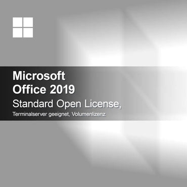 Microsoft Office 2019 Standard Open License, Terminalserver geeignet, Volumenlizenz