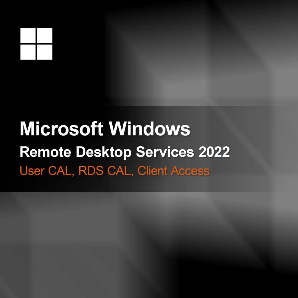 Microsoft Windows Remote Desktop Services 2022, User CAL, RDS CAL, Client Access License