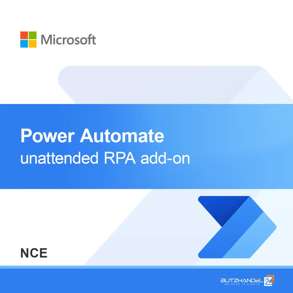 Power Automate uovervåket RPA tillegg (NCE)