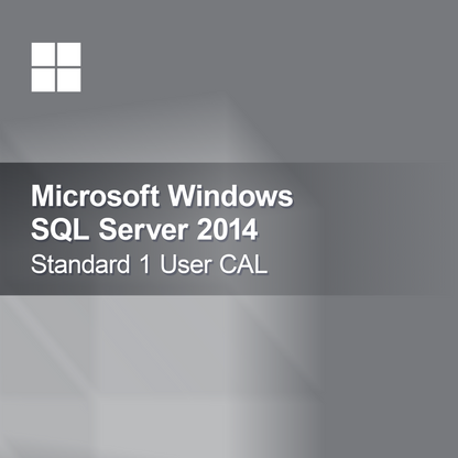 Microsoft SQL Server 2014 Standard 1 bruker CAL