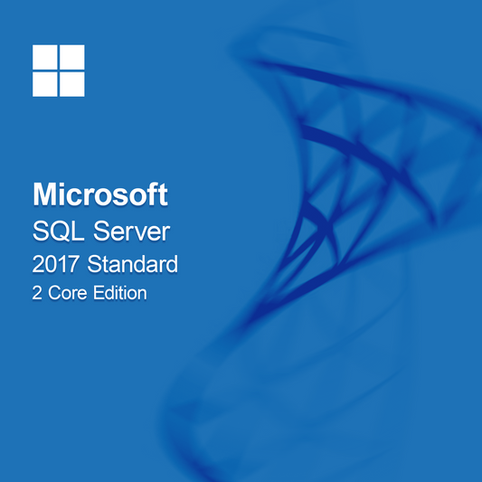 Microsoft SQL Server 2017 Standard, 2 Core-utgave
