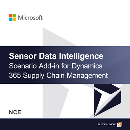 Sensor Data Intelligence Scenario-tillegg for Dynamics 365 Supply Chain Management (NCE)
